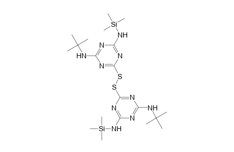 1,3,5-Triazine-2,4-diamine, 6,6'-dithiobis[N-(1,1-dimethylethyl)-N'-(trimethylsilyl)-