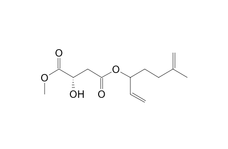 (2S)-2-hydroxybutanedioic acid O1-methyl ester O4-(6-methylhepta-1,6-dien-3-yl) ester