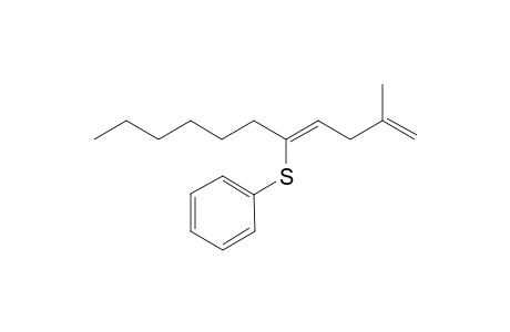 2-Methyl-5-phenylthioundeca-1,4(Z)-diene