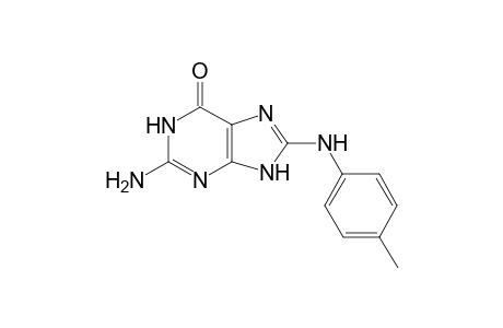 2-Amino-8-p-tolylamino-1,9-dihydro-purin-6-one