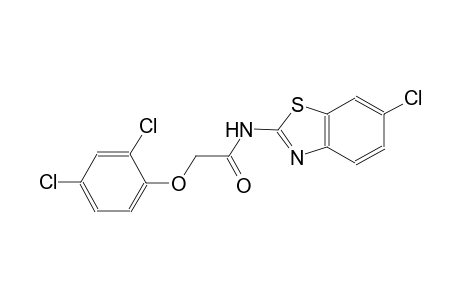 N-(6-chloro-1,3-benzothiazol-2-yl)-2-(2,4-dichlorophenoxy)acetamide