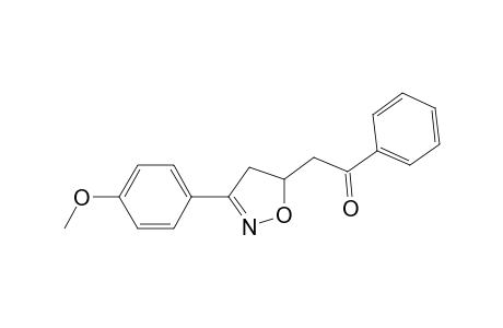 5-(2-Oxo-2-phenylethyl)-3-(4-methoxyphenyl)-2-isoxazoline