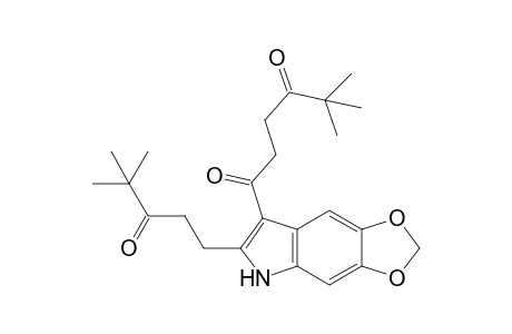 1-[2-(4,4-Dimethyl-3-oxopentyl)-5,6-(methylenedioxy)-1H-indol-3-yl]-5,5-dimethylhexan-1,4-dione