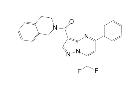 2-{[7-(difluoromethyl)-5-phenylpyrazolo[1,5-a]pyrimidin-3-yl]carbonyl}-1,2,3,4-tetrahydroisoquinoline