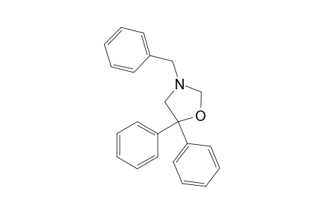 3-benzyl-5,5-diphenyl-1,3-oxazolidine