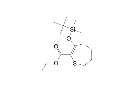 6-[tert-butyl(dimethyl)silyl]oxy-2,3,4,5-tetrahydrothiepin-7-carboxylic acid ethyl ester