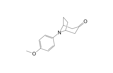 N-(p-Methoxyphenyl)nortropinone