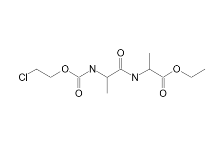 L-Alanyl-L-alanine, N-(2-chloroethoxycarbonyl)-, ethyl ester