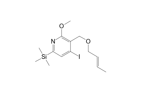 3-[((E)-But-2-enyl)oxymethyl]-4-iodo-2-methoxy-6-trimethylsilanyl-pyridine
