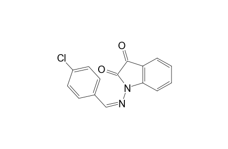 1H-Indole-2,3-dione, 1-[[(4-chlorophenyl)methylene]amino]-Indole-2,3-dione, 1-[(p-chlorobenzylidene)amino]-