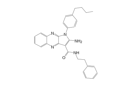 2-amino-1-(4-butylphenyl)-N-(2-phenylethyl)-1H-pyrrolo[2,3-b]quinoxaline-3-carboxamide