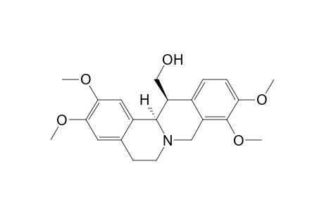 6H-Dibenzo[a,g]quinolizine-13-methanol, 5,8,13,13a-tetrahydro-2,3,9,10-tetramethoxy-, trans-(.+-.)-