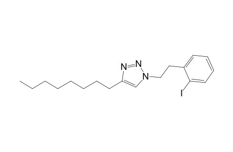 1-[2-(2-Iodophenyl)ethyl]-4-octyl-1H-1,2,3-triazole
