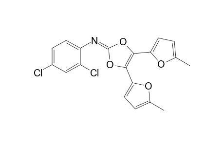 2-(2,4-Dichlorophenylimino)-4,5-bis(5-methyl-2-furyl)-1,3-dioxol