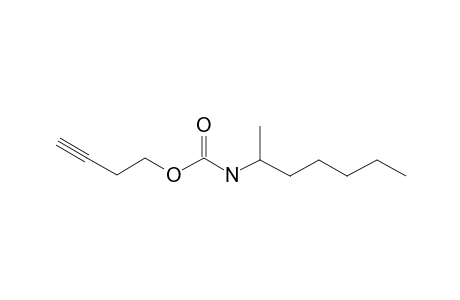 Carbonic acid, monoamide, N-hept-2-yl-, but-3-yn-1-yl ester