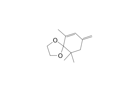 6,10,10-Trimethyl-8-methylene-1,4-dioxaspiro[4.5]dec-6-ene