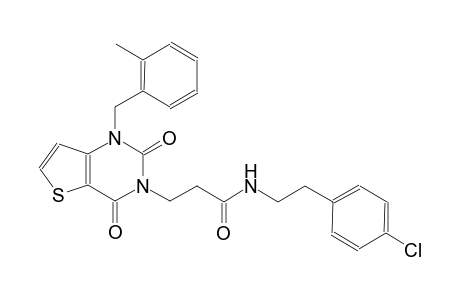 thieno[3,2-d]pyrimidine-3-propanamide, N-[2-(4-chlorophenyl)ethyl]-1,2,3,4-tetrahydro-1-[(2-methylphenyl)methyl]-2,4-dioxo-