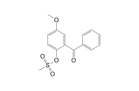 (2-benzoyl-4-methoxy-phenyl) methanesulfonate