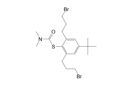 Carbamothioic acid, dimethyl-, S-[2,6-bis(3-bromopropyl)-4-(1,1-dimethylethyl)phenyl]ester