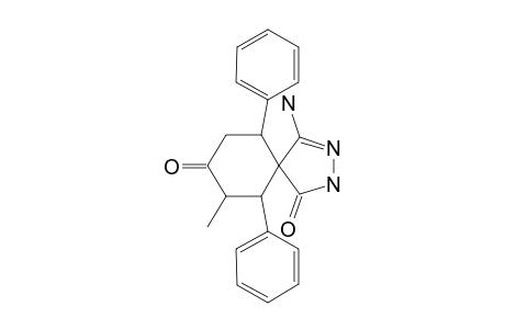 4-AMINO-7-METHYL-6,10-DIPHENYL-2,3-DIAZA-SPIRO-[4.5]-DEC-3-ENE-1,8-DIONE