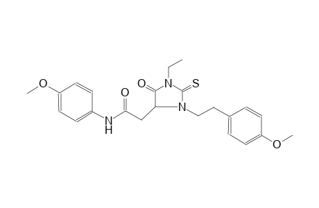 4-imidazolidineacetamide, 1-ethyl-N-(4-methoxyphenyl)-3-[2-(4-methoxyphenyl)ethyl]-5-oxo-2-thioxo-