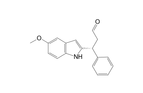 (R)-3-(5-methoxy-1H-indol-2-yl)-3-phenylpropanal