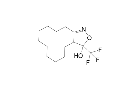 3-Hydroxy-3-trifluoromethyl-3,3a,4,5,6,7,8,9,10,11,12,13-dodecahydro-cyclododeca[c]isoxazole