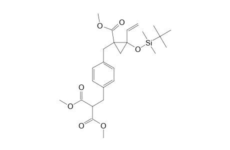 DIMETHYL-2-[4-[R-2-(TERT.-BUTYLDIMETHYLSILOXY)-T-1-METHOXYCARBONYL-2-VINYLCYCLOPROP-1-YL-METHYL]-PHENYL]-ETHANE-1,1-DICARBOXYLATE