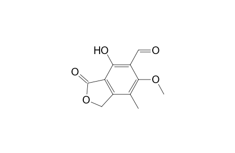 4-Hydroxy-3-keto-6-methoxy-7-methyl-phthalan-5-carbaldehyde