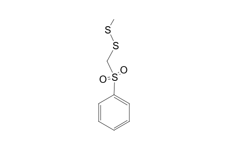 1-(Phenylsulfonyl)methyl-2-methyldisulfide