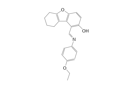 dibenzo[b,d]furan-2-ol, 1-[(E)-[(4-ethoxyphenyl)imino]methyl]-6,7,8,9-tetrahydro-