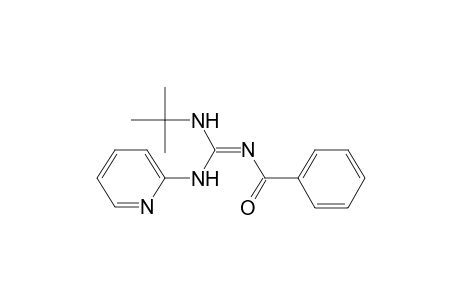 2-[t-Butylamino(phenylcarbonylimino)methylamino]pyridine