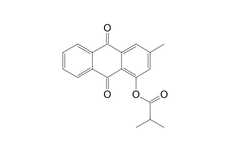 1-Hydroxy-3-methylanthraquinone, 2-methylpropionate