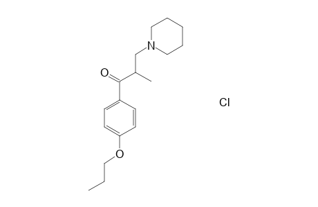 2-Methyl-3-piperidin-1-yl-1-(4-propoxyphenyl)propan-1-one hydrochloride