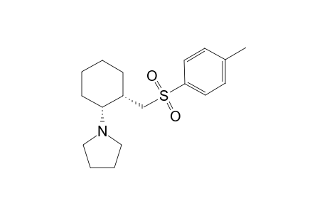 cis-1-{2'-[(Tolu-4"-ylsulfonyl)methyl]cyclohexyl}pyrrolidine