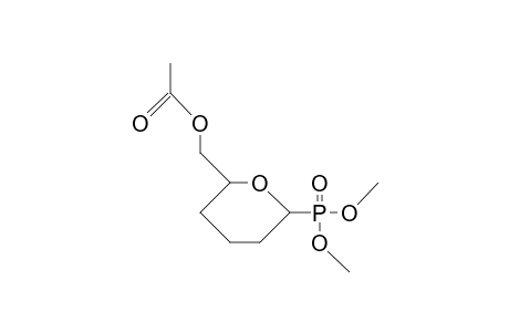 Dimethyl-(6-O-acetyl-2,3,4-trideoxy.alpha.-L-glycero-hexopyranosyl)-phosphonate