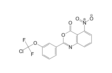 4H-3,1-Benzoxazin-4-one, 2-[3-(chlorodifluoromethoxy)phenyl]-5-nitro-