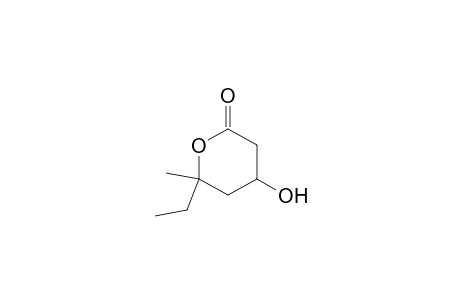 6-Ethyl-4-hydroxy-6-methyl-2-oxanone