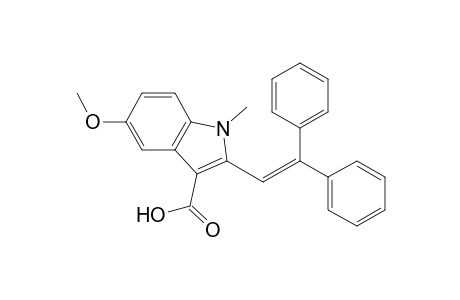 1H-Indole-3-carboxylic acid, 2-(2,2-diphenylethenyl)-5-methoxy-1-methyl-