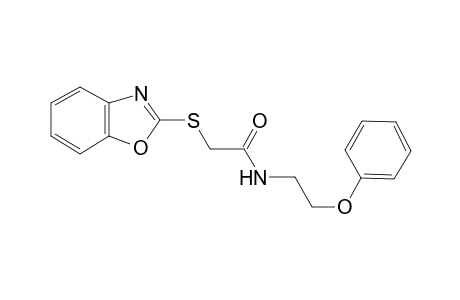 Acetamide, 2-(benzooxazol-2-ylsulfanyl)-N-(2-phenoxyethyl)-