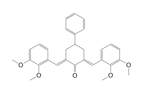cyclohexanone, 2,6-bis[(2,3-dimethoxyphenyl)methylene]-4-phenyl-,(2E,6E)-