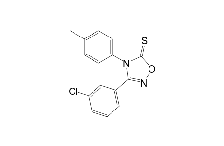3-(m-Chlorophenyl)-4-(p-tolyl)-1,2,4-oxadiazole-5(4H)-thione