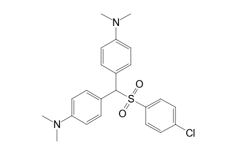 Benzenamine, 4,4'-[[(4-chlorophenyl)sulfonyl]methylene]bis[N,N-dimethyl-