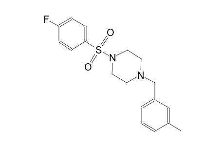 piperazine, 1-[(4-fluorophenyl)sulfonyl]-4-[(3-methylphenyl)methyl]-