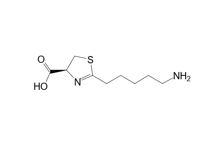 (S)-2-(5-Aminopentyl)-4,5-dihydro-1,3-thiazole-4-carboxylic Acid