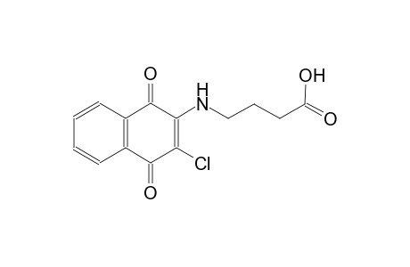 butanoic acid, 4-[(3-chloro-1,4-dihydro-1,4-dioxo-2-naphthalenyl)amino]-