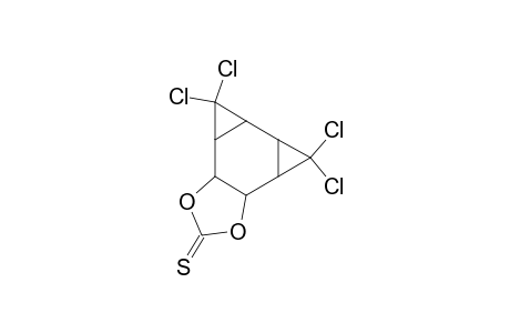 Dicyclopropa[e,g]-1,3-benzodioxole-2-thione, 4,4,5,5-tetrachlorooctahydro-, (3a.alpha.,3b.alpha.,4a.alpha.,4b.beta.,5a.beta.,5b.alpha.)-