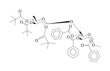 Methyl-2,3,4-tri-O-benzoyl-6-O-(2,3,4-tri-O-pivaloyl-b-d-glucopyranosyl)-a-d-glucopyranoside