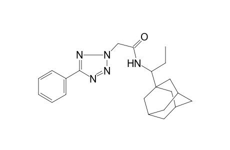 Acetamide, N-[1-(adamantan-1-yl)propyl]-2-(5-phenyltetrazol-2-yl)-