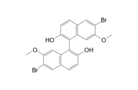 6,6'-Dibromo-7,7'-dimethoxy-1,1'-binaphthalene-2,2'-diol